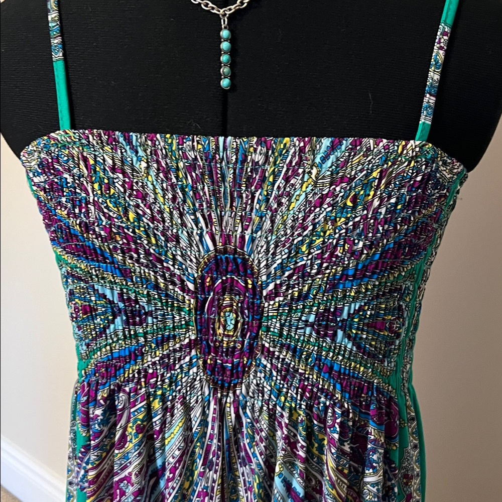 INDIA BOUTIQUE Sun Dress Swim Coverup Maxi Dress - Picture 2 of 9